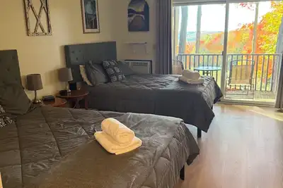 Image de Hotel-style stay in the heart of Bellaire! 🏔️ Enjoy Smart Tv, pet-friendly comfort 🐾, and easy access to skiing 🎿, golf ⛳, Torch Lake 🌊, and Short’s Brewery 🍺. The perfect cozy getaway!