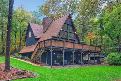 Image de Secluded A-frame near Waxhaw