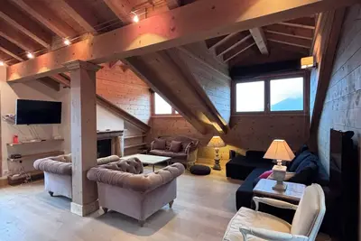 Duplex de charme à Courchevel Le Praz, 4 chambres.