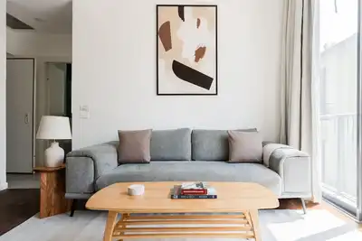 Image de Blueground | Lev HaIr, city view, nr Rothschild Blvd (Tlv-90)