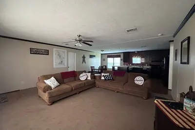 Lake front hideaway with spectacular views.