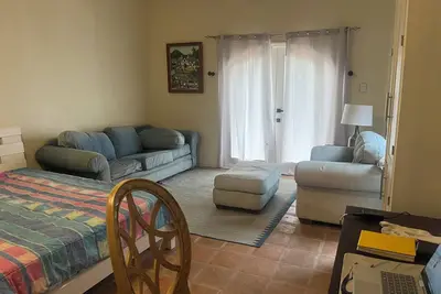 Image de \"Cuzco Suite\" second floor, facing the Bay and the swimming pool.