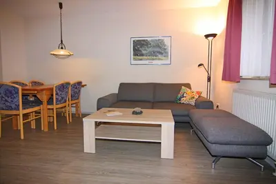 Image de Comfortable vacation apartment with a view of Orth harbor and the Flügger lighthouse