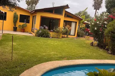 Image de Large house with swimming pool close to Casino Antay makes work and rest compatible.