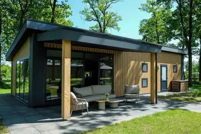 Image de WoodCottage for 6 people in the vacation park on the edge of Springendal in Ootmarsum