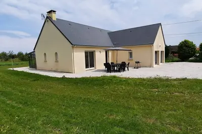 Image de Maison de vacances « Gîte avec salle de jeux » avec terrasse, jardin privés et Wi-Fi