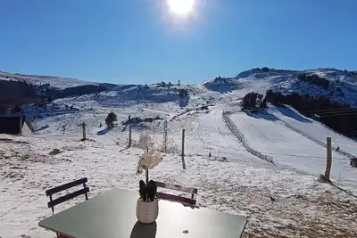 Image de Vue exceptionnelle tout en haut des montagnes, le dépaysement est total!