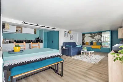 Image de Appartement 56m2 avec terrasse au calme & borne