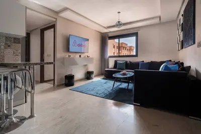Image de Charming 2-bedroom apartment with Ac in nice Marrakech