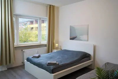 Image de Modern apartment in the heart of the city with fully equipped kitchen