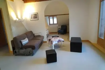 Image de Appartement 'Gîte Noryema Chaleureux T1, 40m²' avec vue montagne, terrasse privée et Wi-Fi