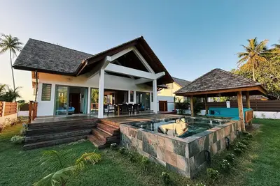 Image de Ona Iti Villas -Villa Te Moana à Moorea avec piscine privée et accès plage