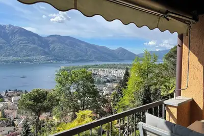 Image de Cozy vacation apartment on the sunny slope of Orselina with gallery room