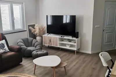 Image de Maison de vacances « Casa do Carapacho » avec vue sur la mer, Wi-Fi et climatisation