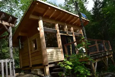 Image de Déconnexion sur un domaine privé, sentiers pédestre, sauna finlandais, canot, , ,
