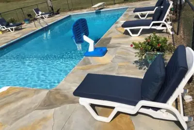 Image de Country Escape Near Hyco Lake & Vir—Pool, Trail, Fun for All