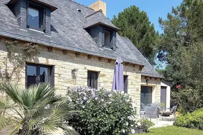 Image de Maison 5 pièces 8  personnes avec jardin à 800 m de la plage Wifi