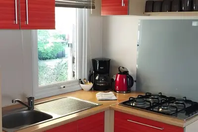 Image de Mobil-home B016 – 6 pers – Terrasse privée et jardin partagé