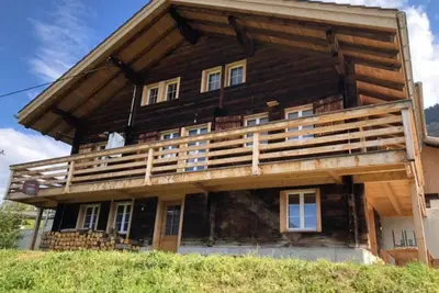Image de Refuge de montagne \"Waldweid\" avec vue sur la montagne
