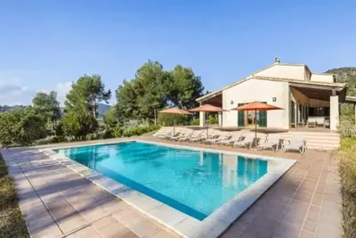 Image de Maison de campagne 'Son Aladern' avec vue sur la montagne, Wi-Fi et climatisation