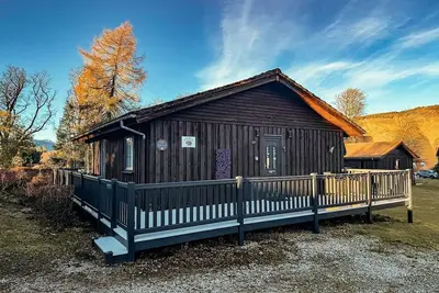 Image de Lodge Dunoon-Cabine-Famille-Salle de bain privée-Vue historique