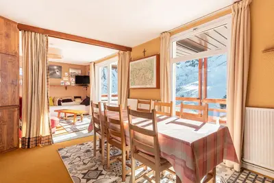 Image de Appartement 'Bero Bisto La Mongie' avec vue sur la montagne et balcon