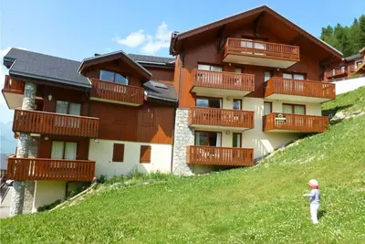 Image de Peisey-Vallandry, appartement ski au pied avec terrasse, 5 couchages, accès Arcs