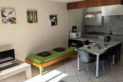 Image de Grand studio de 4 pers immeuble les eaux claires centre station