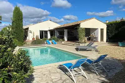 Image de Spacious Mediterranean villa in Languedoc. Large terrace and nice pool. Near mountains and sea.