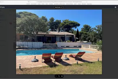 Image de maison de famille avec piscine, vue mer, dans domaine privé