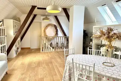 Image de Maison privée 70m2 avec jardin à 5 arrêts bus de centre strasbourg, chez Regine