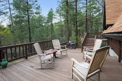 Image de Cozy A-Frame Cabin in Strawberry, Az – Elk Views & Forest Serenity