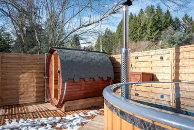 Image de Gîte le tech Bain nordique & Sauna en pleine montagne