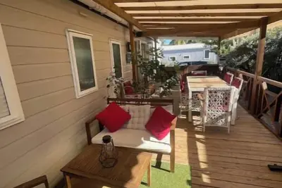 Image de Mobilhome spacieux 40m2+terrasse équipée 25m2