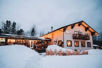 Image de New! - Lucerne Sur Le Lac - Domaine entièrement privé - Laurentides