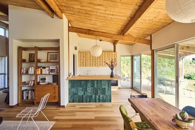 Image de Maison moderne, ambiance californienne, proche mer
