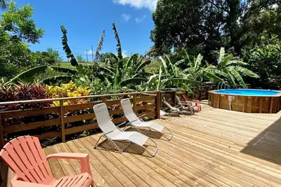 Image de Ti Family Nature, Studio 2/4 pers, bas de villa jacuzzi privé - piscine partagée