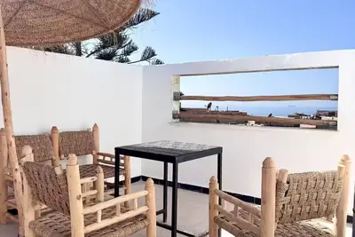 Image de Maison avec vue sur la mer • Plage d'Anza