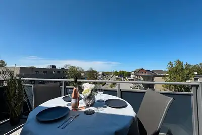 Image de Appartement 'Deichblick' avec jardin commun, balcon et Wi-Fi