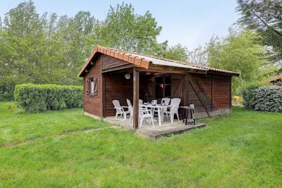 Image de Chalet « confort 20 » avec terrasse, piscine partagée