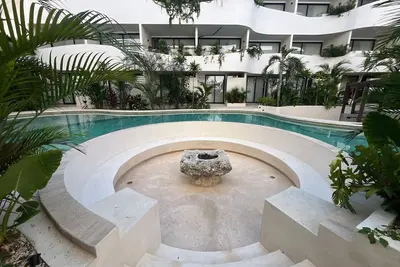 Image de Ph de 2 rec, gim, cine y jacuzzi privado en Tulum