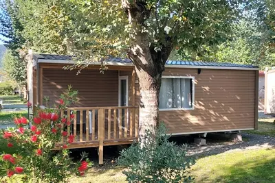 Image de Mobil-home à Sarazena, dans un parc de vacances