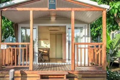 Image de Mobil-home 4 pers avec terrasse à Brem