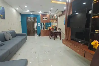 Image de 3bhk fully furnished highrise apartment in a luxerious complex with lake view