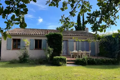 Image de Maison de vacances 'Villa 3 Palmiers' avec piscine privée, Wi-Fi et climatisation