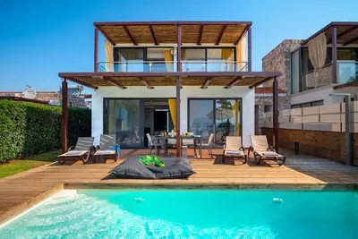 Image de Villa Kalma Tria, charming villa, private pool, near Moudania