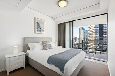 Image de Appartement 3 chambres avec vue sur l'océan, salle de sport et piscine