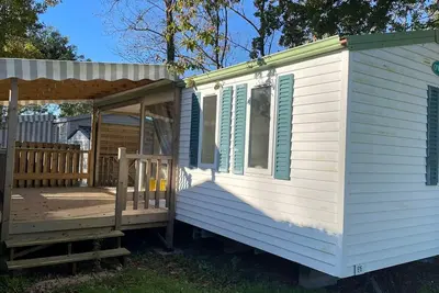 Image de Mobil-home 29m², 2 chambres, terrasse, jardin