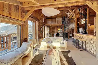 Image de Chalet 5 chambres + dortoir proche pistes Combloux