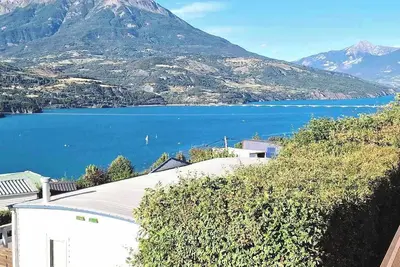 Image de Mobil Home Standing Climatise  Camping Avec Vue Panoramique Sur Lac Et Montagne